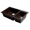 Alfi Brand Chocolate 34" Dbl Bowl Drop In Granite Composite Kitchen Sink AB3319DI-C - alternate 5